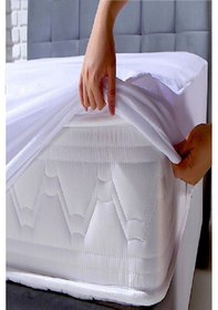 Resim Mycey Fitted Alez 70x110 Cm Sıvı Geçirmez Bebek Çocuk Micro Kumaş Beyaz 