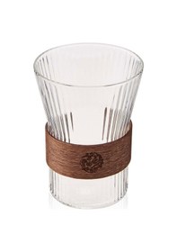 Resim Tohanaa Çizgili Cam Bardak - 320 Ml Renkli 