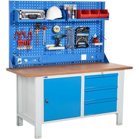 Resim starçelik Atölye Çalışma Tezgahı (1600x720x830-930/1844 mm) 