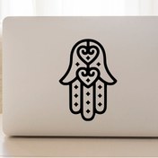 Resim HEDİYENE BAK Lotus | Hamsa | Om | Mandala | Dekoratif Duvar Ayna Cam Dekor Yazı Sticker 4'lü 