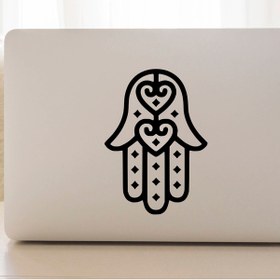 Resim HEDİYENE BAK Lotus | Hamsa | Om | Mandala | Dekoratif Duvar Ayna Cam Dekor Yazı Sticker 4'lü 
