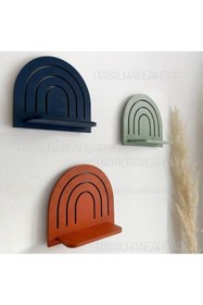 Resim HAYALHANE AHŞAP Gökkuşağı Mini Raf / 1 Adet 