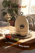 Resim Fressi Isı Göstergeli Retro Kettle Su Isıtıcısı 1,7 Litre Fr-kt05 Vintheat 