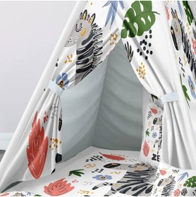 Resim instababyrooms Çocuk Oyun Çadırı Zebra Dijital Baskılı 