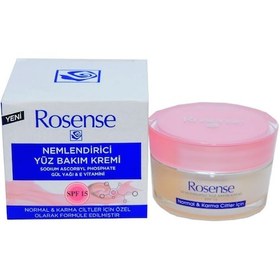 Resim Rosense Normal ve Karma Ciltler Nemlendirici Yüz Bakım Kremi 50 ML 