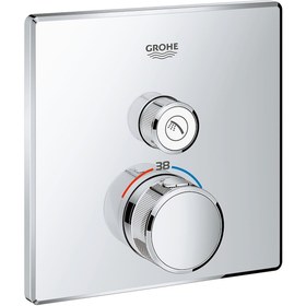 Resim Grohe Grohtherm Smartcontrol Tek Valfli Akış Kontrollü, Ankastre Termostatik Duş Bataryası 29123000 