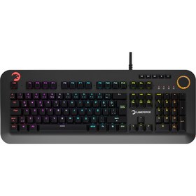 Resim GamePower Starscream RGB Red Switch Türkçe Q USB Suya Dayanıklı Optik Mekanik Gaming Klavye 