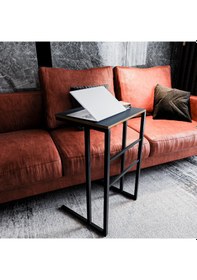 Resim Bilgisayar Sehpası Laptop Masası Notebook Standı Füme 1410 