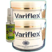Resim Variflex Varicose Vein Defense Cream 2 Adet 100 Ml Varis Giderici Krem + 30 Ml Çörek Otu Ağrı Dindirici Yağ 
