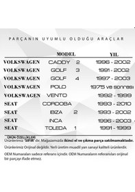 Resim Volkswagen Golf Caddy Seat İbiza için Kapı Kilit Butonu 4 Adet 
