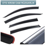 Resim Skoda Octavia 2013 Sonrası Krom Cam Rüzgarlık 