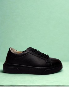 Resim crybrands Erkek %100 Deri Esnek Taban Bağcıklı Casual Ayakkabı Sneaker 