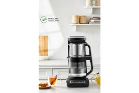 Resim Robotea Pro Connect 4 In 1 Konuşan Cam Çay Makinesi Silver 