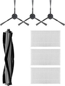 Resim Karaca Vantuz Off Road 2in1 (RS007) Robot Süpürge Uyumlu 7'li Yedek Parça Seti - Muadil Ürün 