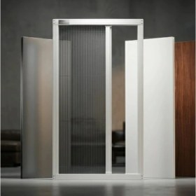 Resim Palace Aluminium Tek Kapılı Akordeon Plise Sineklik - Kapi Sistemleri Için Premium Seri 