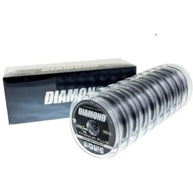Resim Bauer Diamond Titanium Plus Fluorocarbon Kaplama 100 Mt Olta Misinası - Füme Renk 0.35 mm 