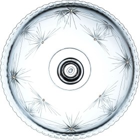 Resim Decocia Cam Kapaklı Kek Fanusu Mira Desenli 