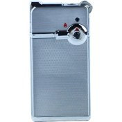 Resim Parmida Tek Torch Mat Gümüş Puro Çakmağı 