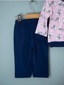 Resim Labla Kids Ay Desenli Ikili Bebek Pijama Takımı 