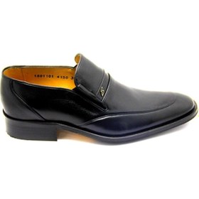 Resim Kids Club Shoes Nevzat Onay 4150-154 Tb Erkek Klasik Kösele Ayakkabı SİYAH-CİLT 