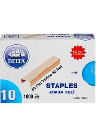 Resim Delta 1621 No:10 Zımba Teli Sarı 1000'li 