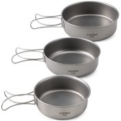 Resim Tenfowee Lıxada Titan Bardak Kase 3'lü Set - Kamp, Yürüyüş İçin Isı Ve Düşmeye Dayanıklı, Hafif Tasarım Çok Renkli 