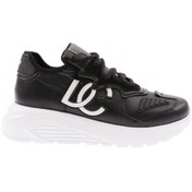 Resim Dgn Kadın Bağcıklı Kalın Taban Sneakers Ayakkabı Siyah 15298163118 