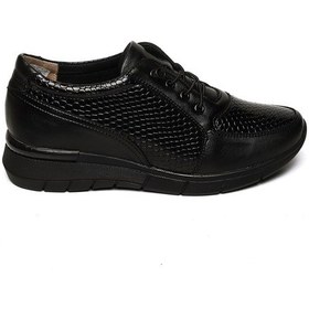 Resim Bestello Bağcıklı Poli Taban Comfort 018-f211-25k Kadın Ayakkabı Siyah 