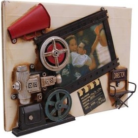 Resim Dekoratif Metal Çerçeve Sinema Temalı Vintage Hediyelik 