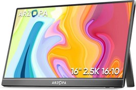 Resim Arzopa Z1RC 16\ 2.5K 60Hz IPS Parlak QHD Ekran Taşınabilir Monitör 