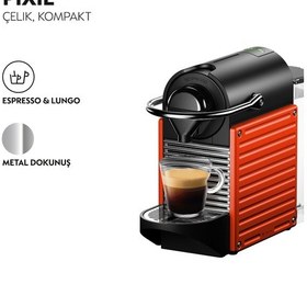 Resim Nespresso C66R Pixie Kapsüllü Kahve Makinesi 