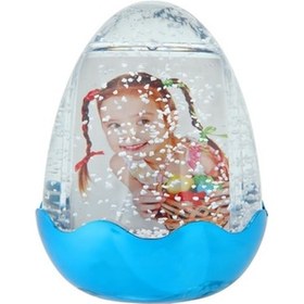 Resim Parlak Mavi Yumurta Kar Küresi 5033Dmb 
