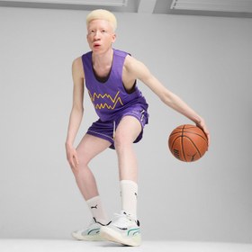 Resim Puma Classics Erkek Mor Basketbol Şortu 