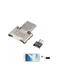 Resim Usb Otg Çevirici - Nano Micro Usb Erkek Konnektör 