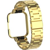 Resim Xiaomi Redmi Watch 2 Üç Boncuklu Metal Kordonlu Saat 