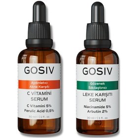 Resim Gosiv Leke Eğilimli Ciltlere Özel Aydınlatmaya Yardımcı Cilt Bakım Seti 