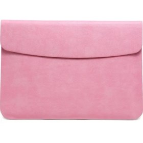 Resim SZYKD Yatay Litchi Doku Laptop Çantası MacBook Için Liner Çanta 13 Inç A1708 / 1706/1989 / A2337 / A2338 (Liner Çanta Pembe) 