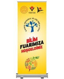 Resim Bilim Fuarı Roll Up Banner-5 Tek Ebat 