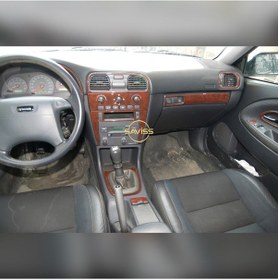 Resim Volvo S40 eski kasa, Full set Gül desenli Maun ,Torpido Maun Kaplama,Konsol Kaplama (Maun Gül Desen) 