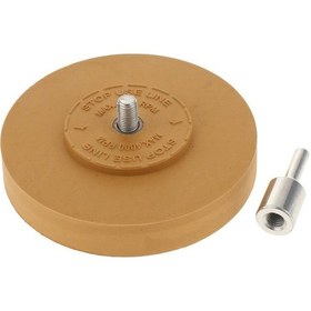 Resim Suntek Kauçuk Silgi Tekerleği 4 İnç Ped, İnce Çizgili 