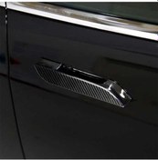 Resim Dancemonkey Tesla Model S İçin 4 Adet Karbon Fiber Kapı Kolu Etiket 