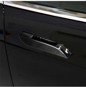 Resim Dancemonkey Tesla Model S İçin 4 Adet Karbon Fiber Kapı Kolu Etiket 