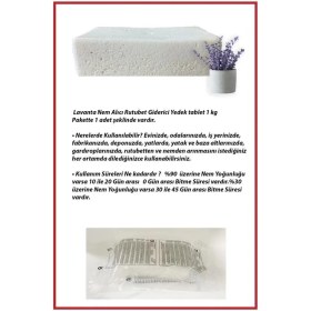Resim Saban Dikdörtgen Yedek Tablet - Nem Alıcı - Lavanta - 1 Kilogram 