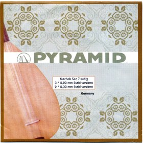 Resim Pyramid 004/PST Saz Teli Seti (0.20) | Yüksek Tansiyon Dayanıklı Çelik Geleneksel Türk Müziği İçin İdeal Frekans Aralığı 