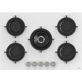 Resim Ferre QMS63CB - RS036 - D024 Beyaz Ankastre Set 