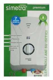 Resim Simetra Elektrikli Şofben Ani Su Isıtıcı 8 Emniyetli 