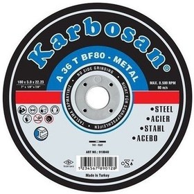 Resim Karbosan Metal Kesici Taş 180x3x22 1 Adet 