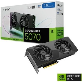 Resim Pny Geforce Rtx 5070 Oc 12gb Dual-fan Slim Gddr7 192bit Aeae1pny0004 