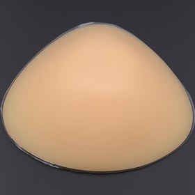 Resim Silikon Mastektomi Protezi Sütyen İçlikler - Kadınların Zarif Üçgen Solunabilir Silikon Göğüs Formları - Tek Renk, El Yıkama, Non-Tekstil - Tek Birim 