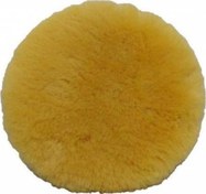 Resim Sarı Keçe Lambswool Polishing Pad (yün Pasta Pedi) 160 Mm Upcare